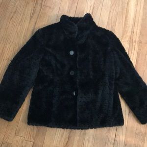 Reversible fur jacket